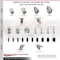 Service Caster 3.5 Inch 316SS Gray Polyurethane Swivel 1-7/8 Inch Expanding Stem Caster Set SCC-SS316EX20S3514-PPUB-178-4 - alternate 3